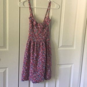 Adorable Hollister Pink Floral Dress